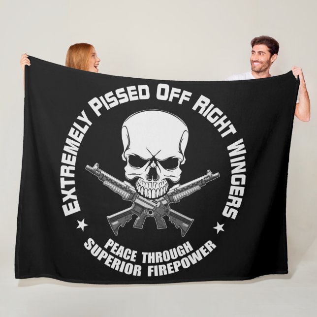 JESUS VS DJÄVULEN Fleece Blanket (På plats)