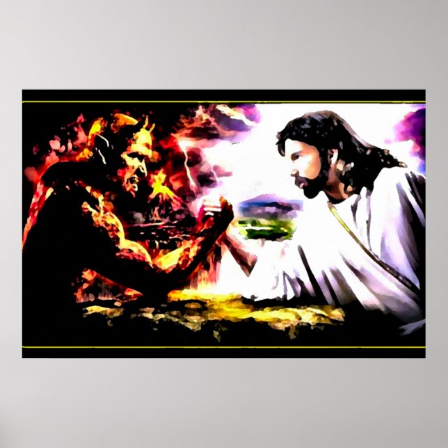 Jesus Vs Satan - Armegeddon Poster (Framsidan)