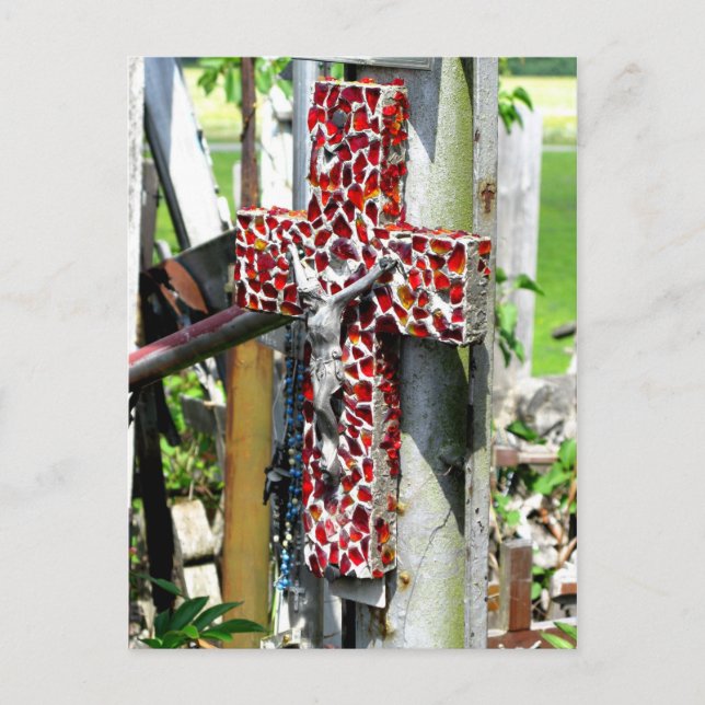 Jesus vykort för Christian Red Kor Blessings (Framsida)