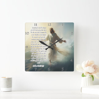 Jesus: Walking på Vatten, Faith Fyrkantig Klocka