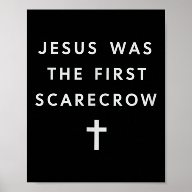 Jesus Was The First Ecrow – Minimalist Christian S Poster (Framsidan)