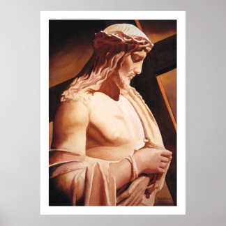 Jesus Watercolor Art Poster