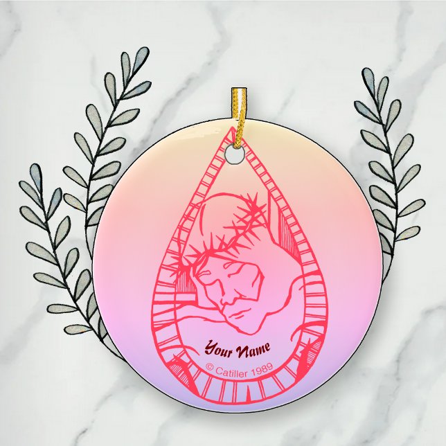 Jesus Wept Christian ornament (Skapare uppladdad)