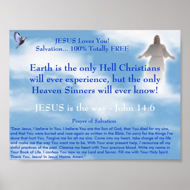 JESUS Witnessing Poster (Framsidan)