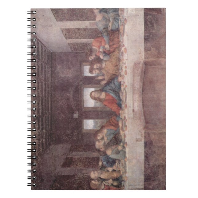 Jesus "Yeshua" The Last Supper, Leonardo da Vinci Anteckningsbok (Framsidan)