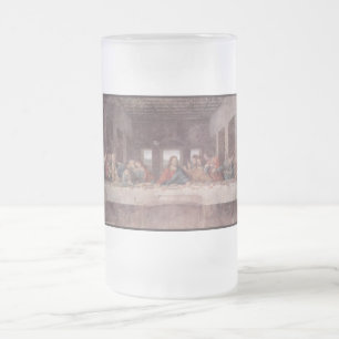 Jesus "Yeshua" The Last Supper, Leonardo da Vinci Frostat Ölglas