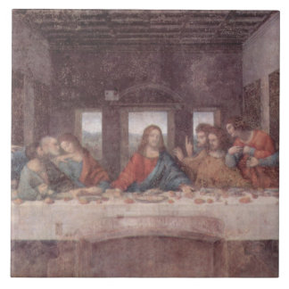 Jesus "Yeshua" The Last Supper, Leonardo da Vinci Kakelplatta
