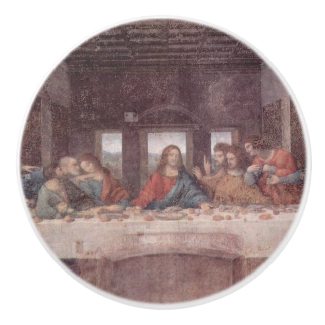 Jesus "Yeshua" The Last Supper, Leonardo da Vinci Knopp (Framsidan)