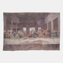 Jesus "Yeshua" The Last Supper, Leonardo da Vinci Kökshandduk