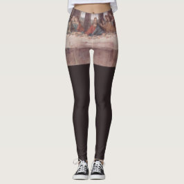 Jesus "Yeshua" The Last Supper, Leonardo da Vinci Leggings