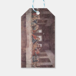 Jesus "Yeshua" The Last Supper, Leonardo da Vinci Presentetikett