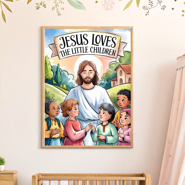 Jesusbarnen Konst för Barnkammaren Poster (Skapare uppladdad)