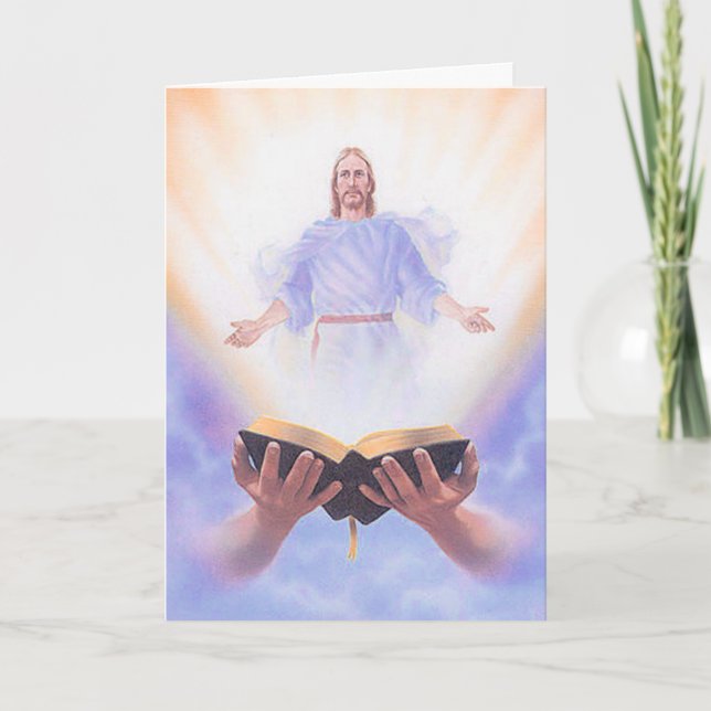 Jesusbibel Välkomstkort Kort (Framsida)