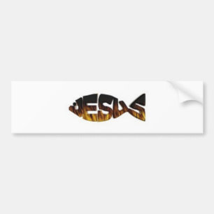 jesusfirefish bildekal