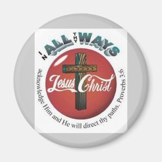 JesusKristus Button Magnet (Framsidan)