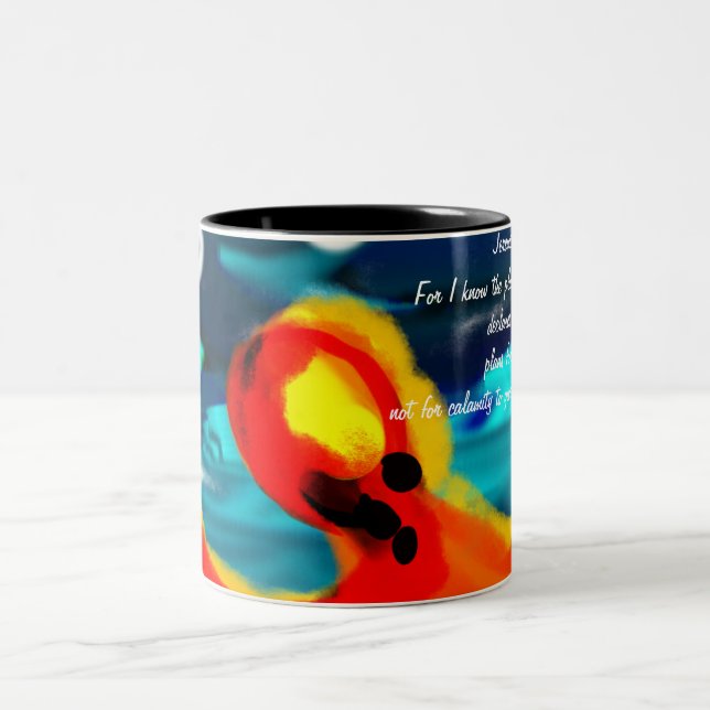 jesusplan Två-Tonad mugg (Center)