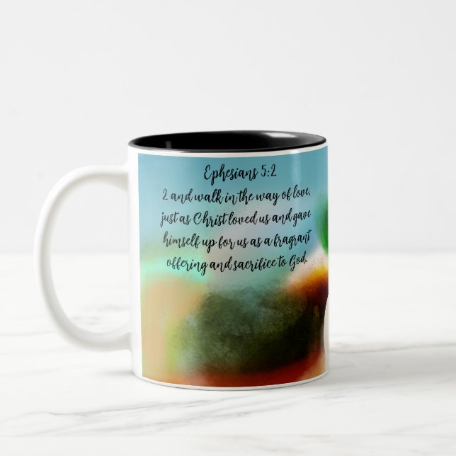Jesuspromenad  Två-Tonad mugg (Vänster)
