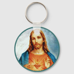 Jesuss sakrala hjärtnyckelring nyckelring