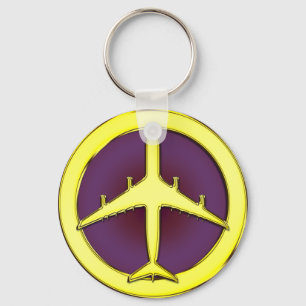 JET AIRLINER NYCKELRING