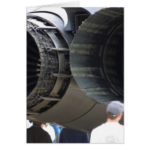 Jet Big Engines Hälsningskort