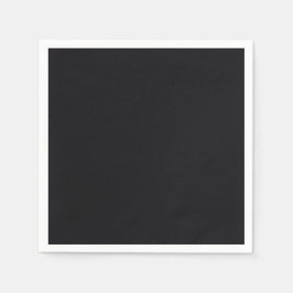 Jet Black Enfärgad Pappersservett