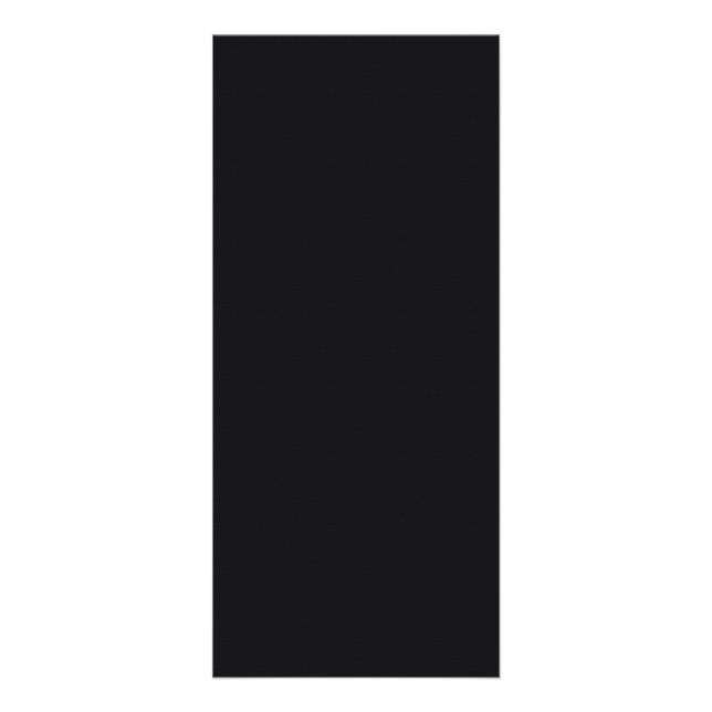 Jet Black Enfärgad Reklamkort (Framsidan)