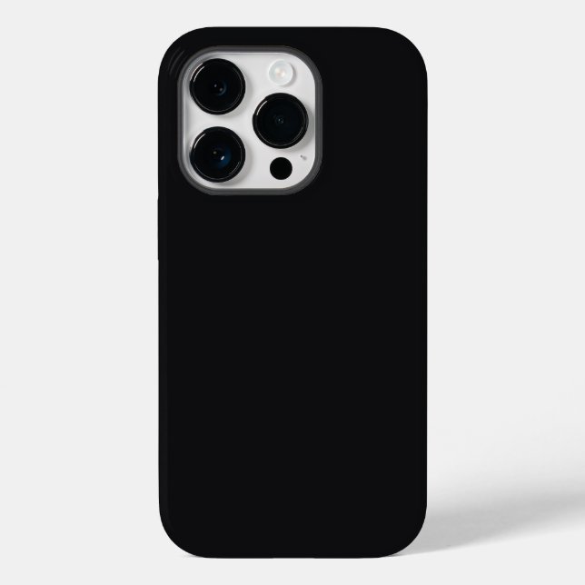 Jet Black Solid Färg (Baksida)