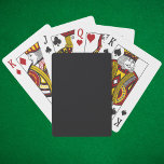 Jet Black Solid Färg Casinokort<br><div class="desc">Jet Black Solid Färg</div>