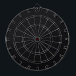 Jet Black Solid Färg Darttavla<br><div class="desc">Jet Black Solid Färg</div>