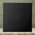 Jet Black Solid Färg Kakelplatta<br><div class="desc">Jet Black Solid Färg</div>
