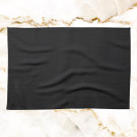 Jet Black Solid Färg Kökshandduk<br><div class="desc">Jet Black Solid Färg</div>
