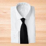 Jet Black Solid Färg Slips<br><div class="desc">Jet Black Solid Färg</div>