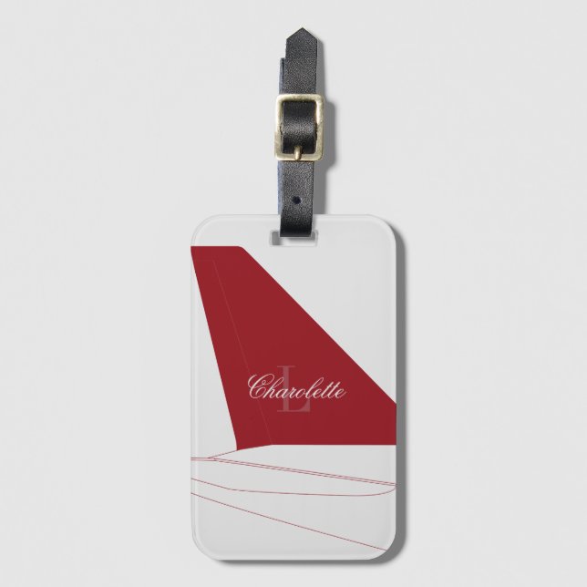 Jet-bokstav Bagagebricka (Framsida vertikal)