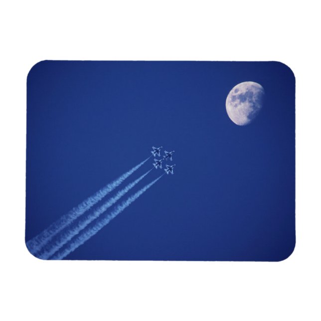 Jet bredvid Måne | British Columbia Magnet (Horisontell)