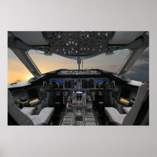 Jet-cockpit Poster