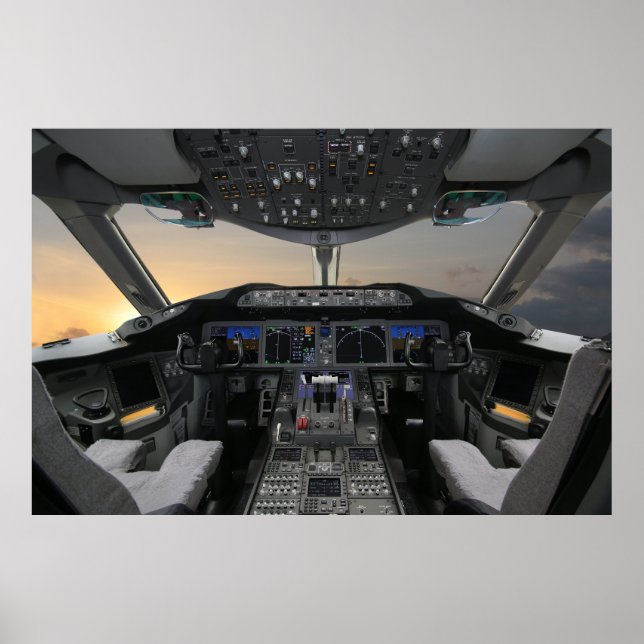 Jet-cockpit Poster (Framsidan)