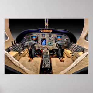 Jet-cockpit Poster