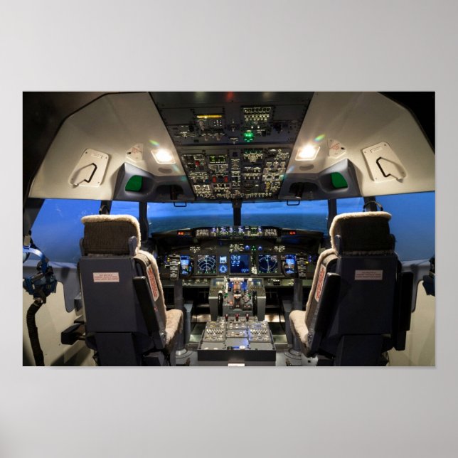 Jet-cockpit Poster (Framsidan)