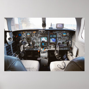 Jet-cockpit Poster