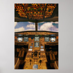 Jet-cockpit Poster