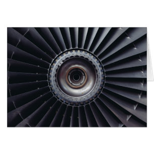 Jet Engine Hälsningskort