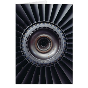 Jet Engine Hälsningskort
