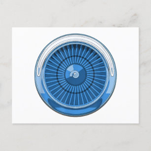 Jet Engine Helg Vykort