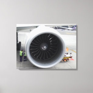 Jet Engine Kanvastryck
