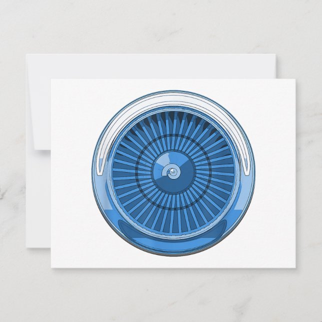 Jet Engine Spara Datumet (Framsida)