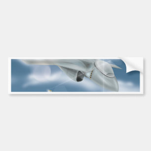 Jet Fighter Aircraft Bildekal