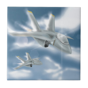 Jet Fighter Aircraft Kakelplatta