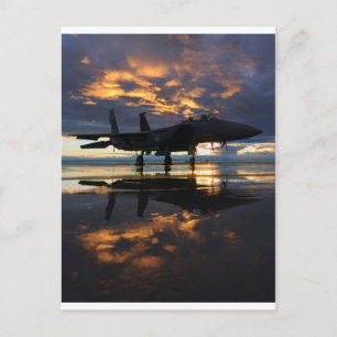 Jet Fighter Aircraft Pilot Vingar Destiny Vykort