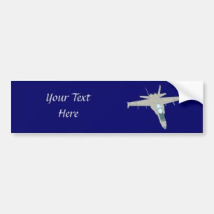 Jet Fighter F18 Hornet Design Bildekal