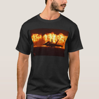 Jet Fighter Flames Tee Shirt